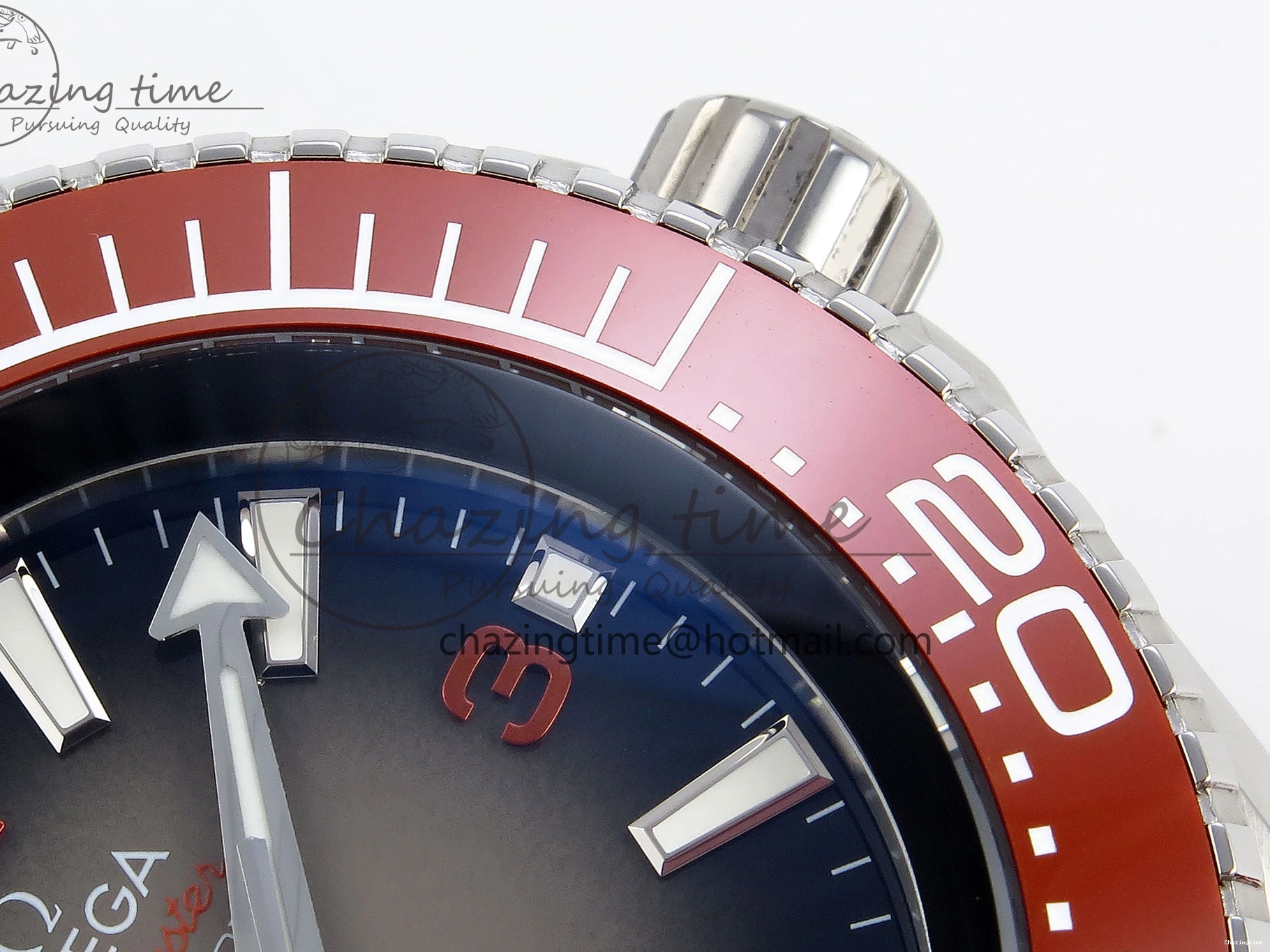 0126 Premium SEAMASTER PLANET OCEAN 6000M ULTRA DEEP 45.5MM SS TF 1:1 BEST EDITION GRAY DIAL ORANGE BEZEL ON RUBBER STRAP A 7761